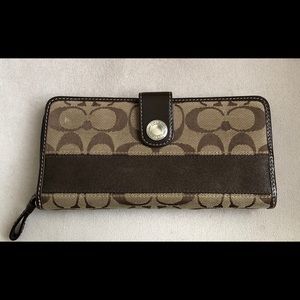 Brown Coach wallet
